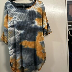 tie-dye womens shirt